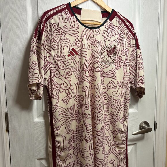 adidas 2022 Mexico Away Soccer Jersey XXL - Picture 1 of 1